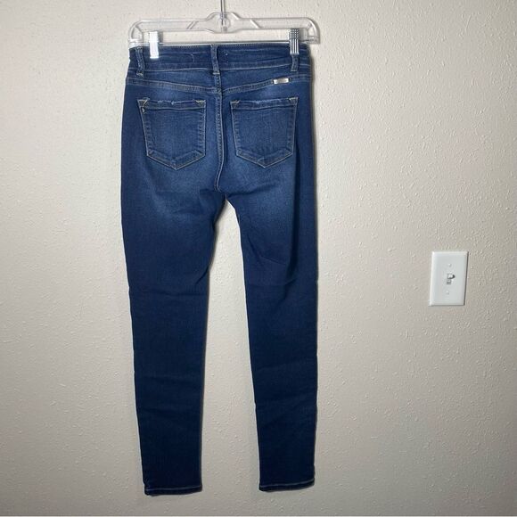Kancan Holly Midrise Skinny Jeans Dark Wash Blue Women's Size 5/26 - Picture 3 of 14